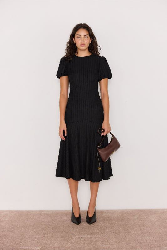 Anais Drop Waist Midi Dress