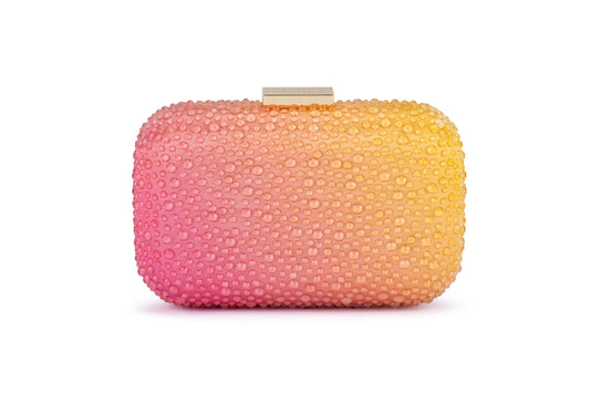 Aurora Hotfix Ombre Clutch - Sunset