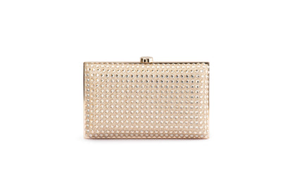 Manuela Hotfix Clutch - Gold