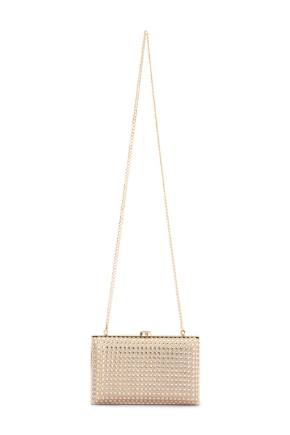 Manuela Hotfix Clutch - Gold