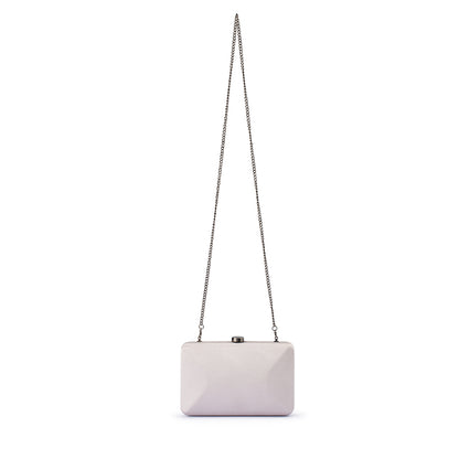 Delia Textured Clutch - Mink