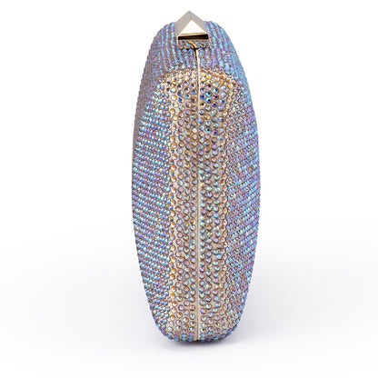 Edith Iridescent Clutch - Pastel
