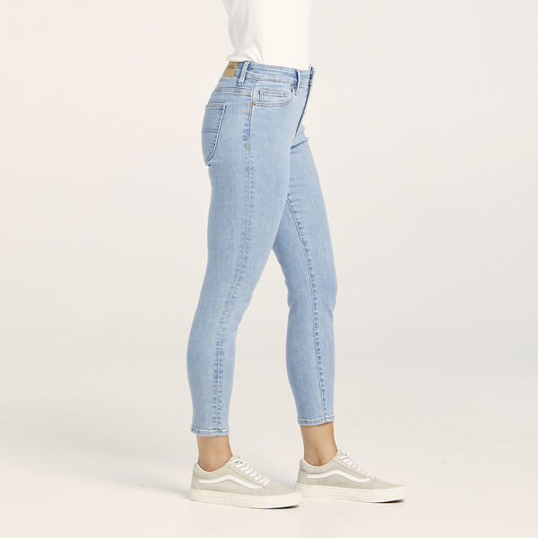Mid Crop Skinny Jean - Crystal Blue