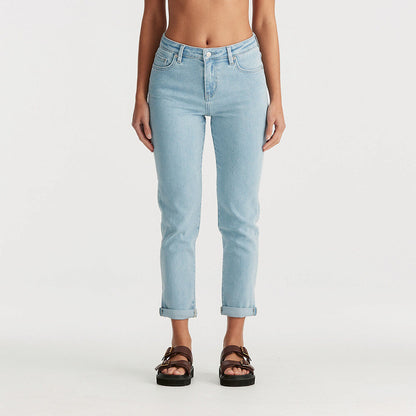 Mid Boyfriend Jean - Baby Blues