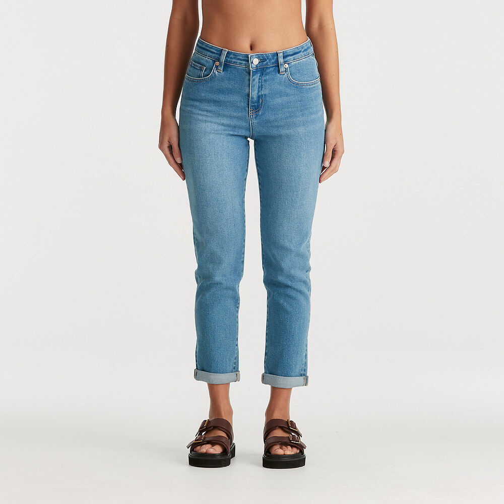 Mid Boyfriend jean - Blue Courtesy