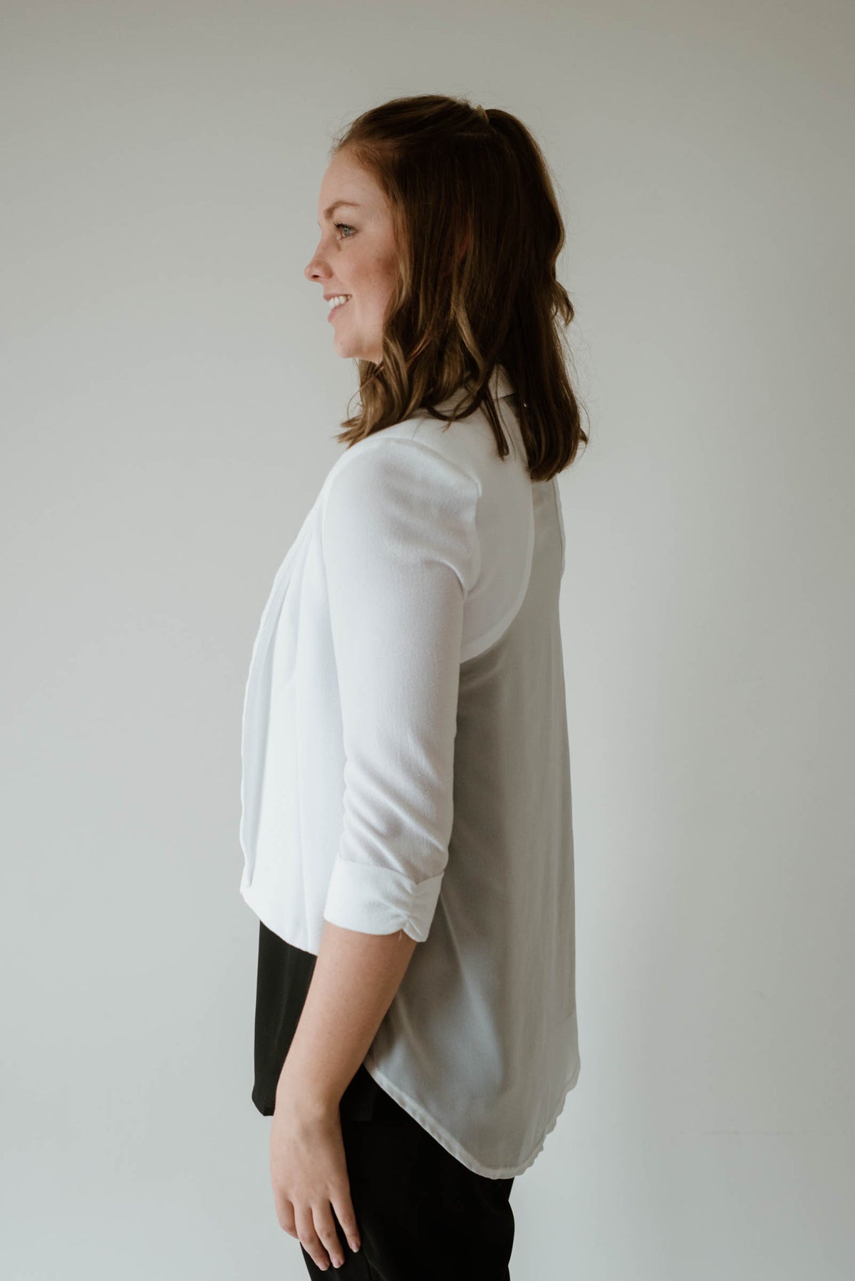 Chiffon Blazer