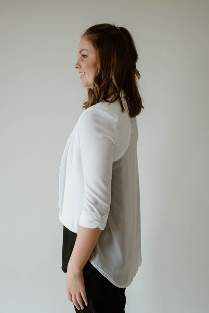 Chiffon Blazer