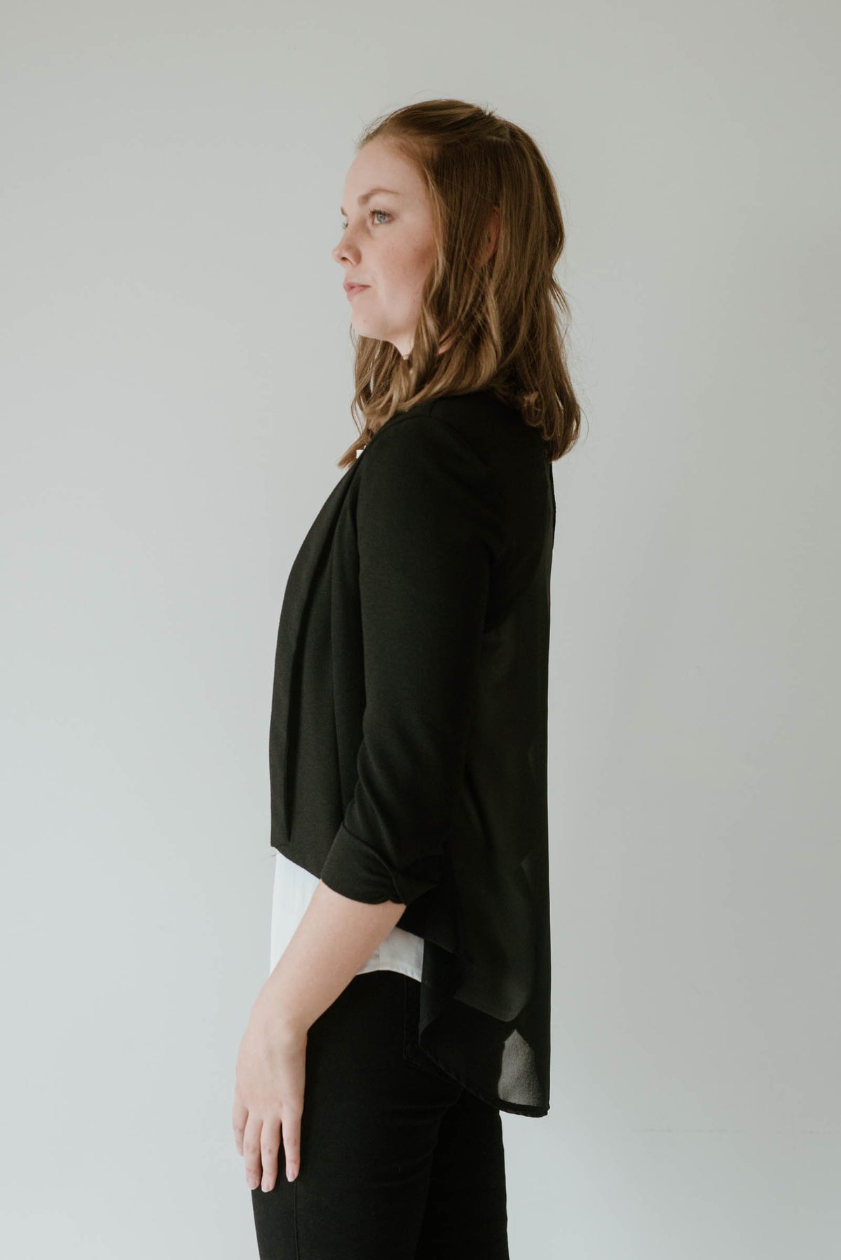 Chiffon Blazer