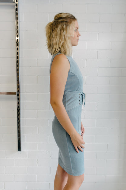 Amanda Dress - Sky Blue
