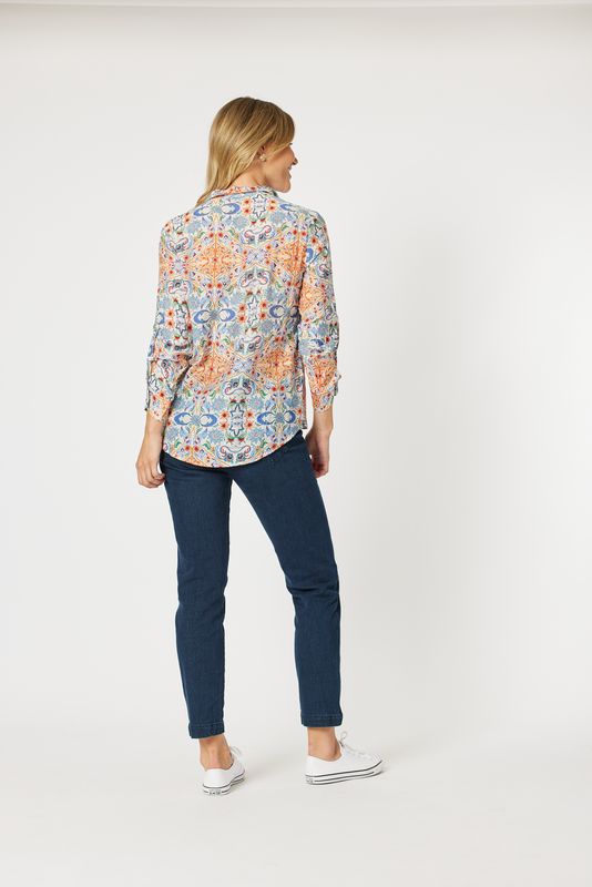 Mykonos Print Shirt
