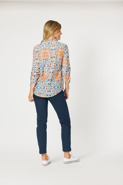 Mykonos Print Shirt