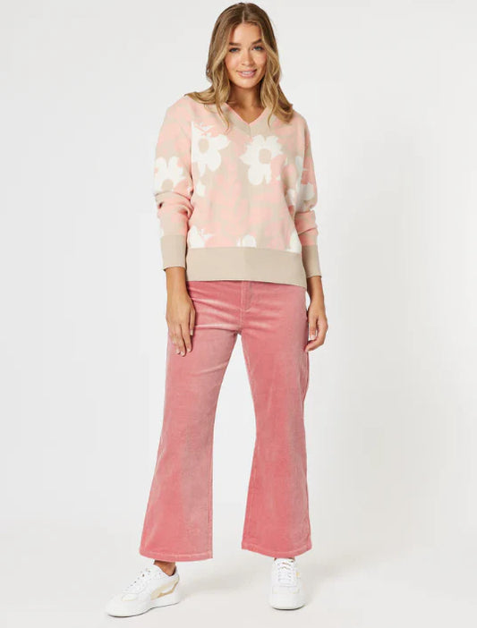 Lucy Stretch Pant - Blush