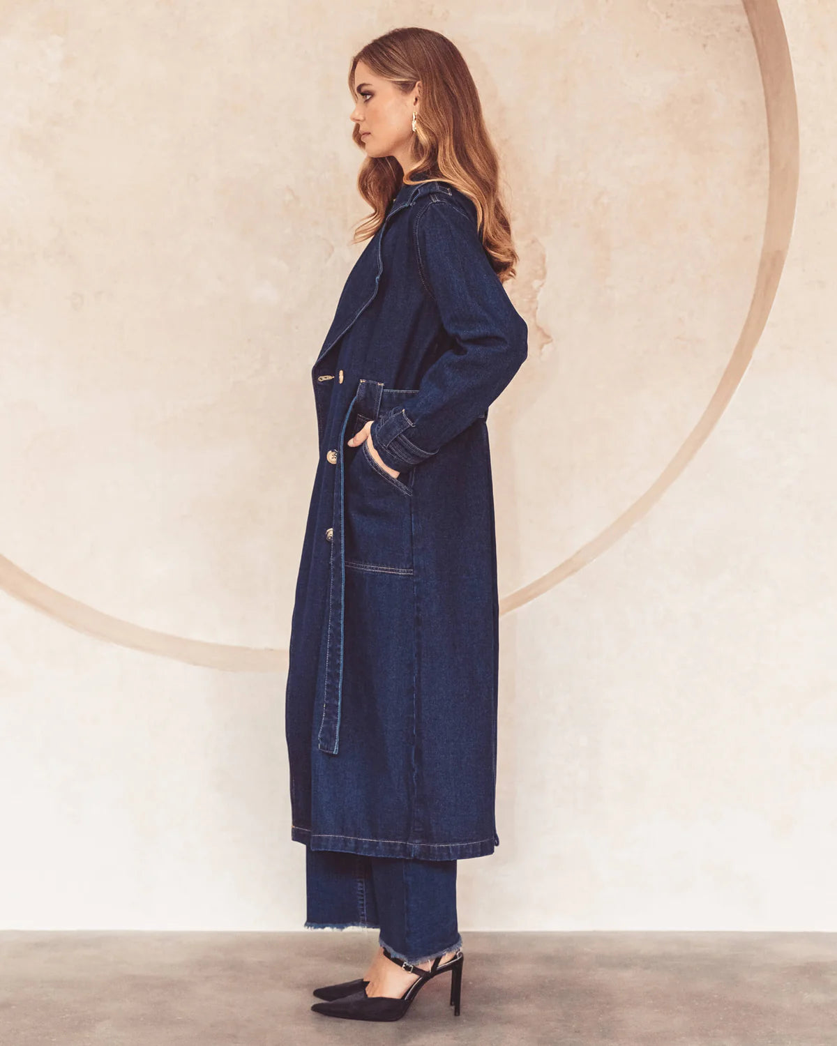 Preston Denim Trench