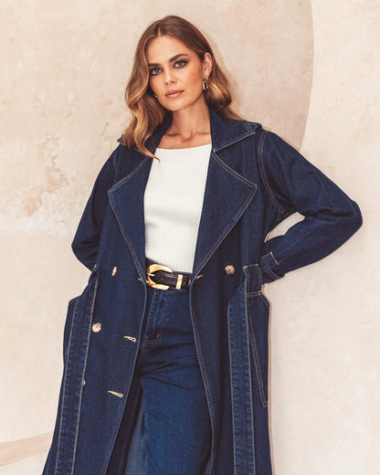 Preston Denim Trench