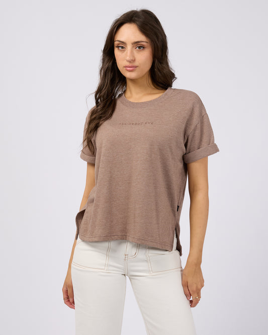 AAE Washed Tee - Choc