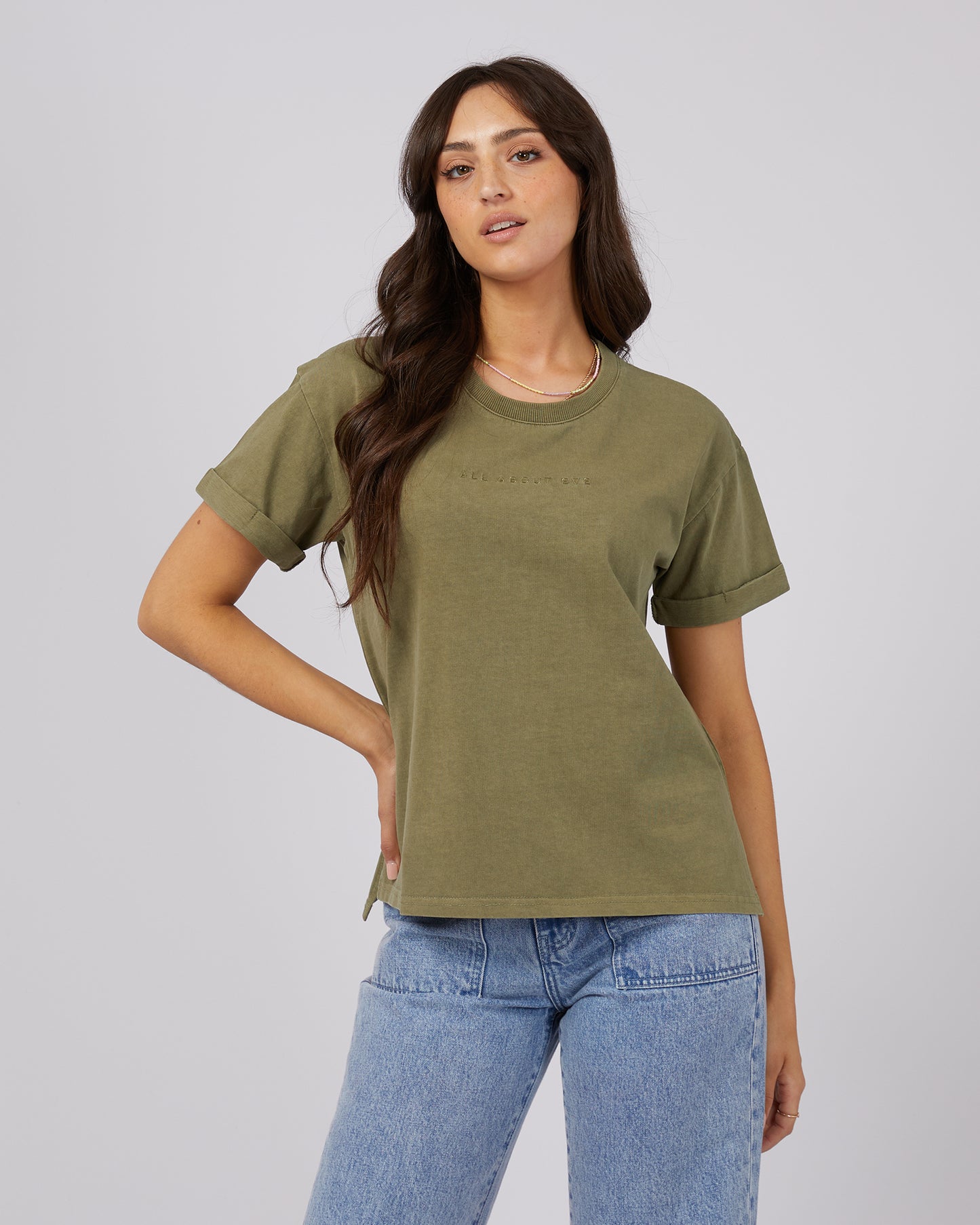 AAE Washed Tee - Khaki