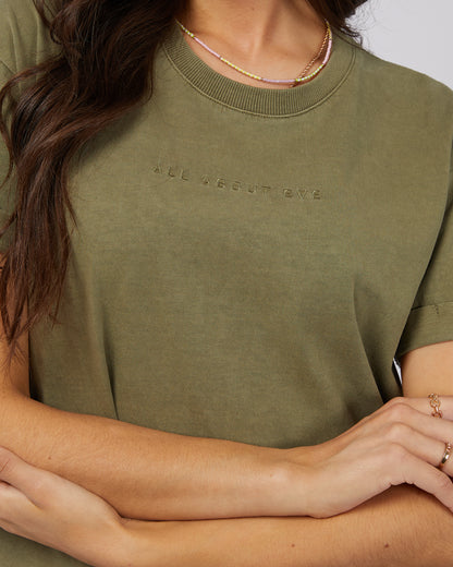 AAE Washed Tee - Khaki
