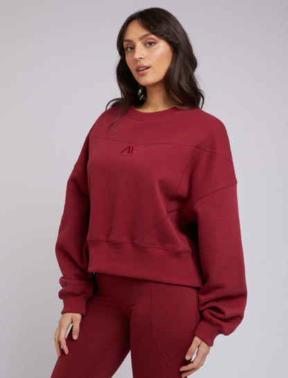 Active Tonal Sweater - Port