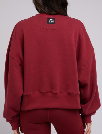 Active Tonal Sweater - Port