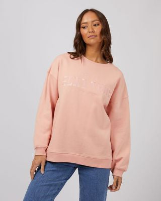 Varsity Crew - Pale Pink