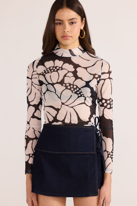 Persephone Mesh Skivvy Top