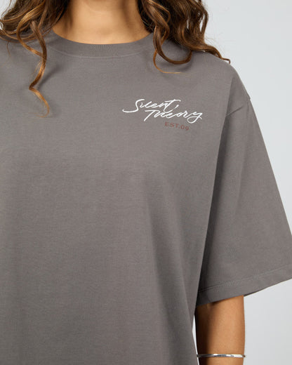 Beachside Tee - Coal