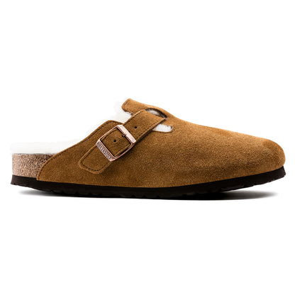 Boston Shearling -Mink Suede Leather