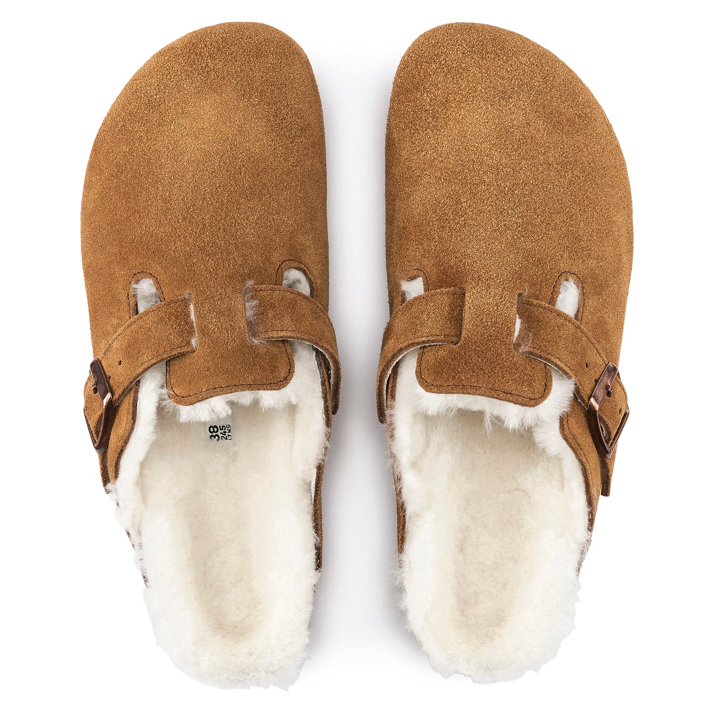 Boston Shearling -Mink Suede Leather