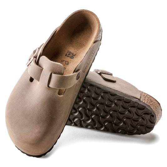 Birkenstock Boston - Tabacco Brown Oiled Leather
