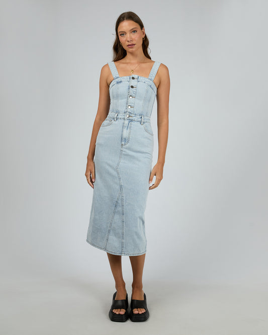 Coco Midi Dress - Bleach