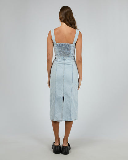 Coco Midi Dress - Bleach