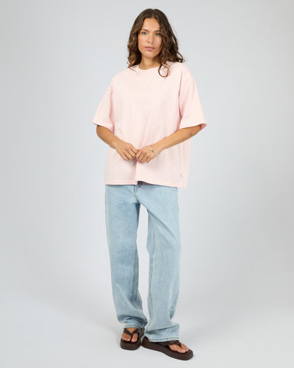 Core Oversized Tee - Blush