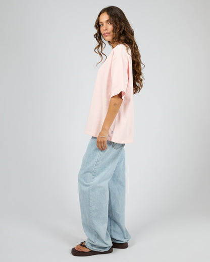Core Oversized Tee - Blush