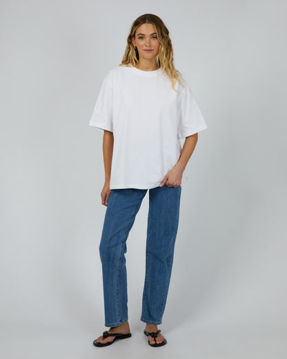 Core Oversized Tee - White
