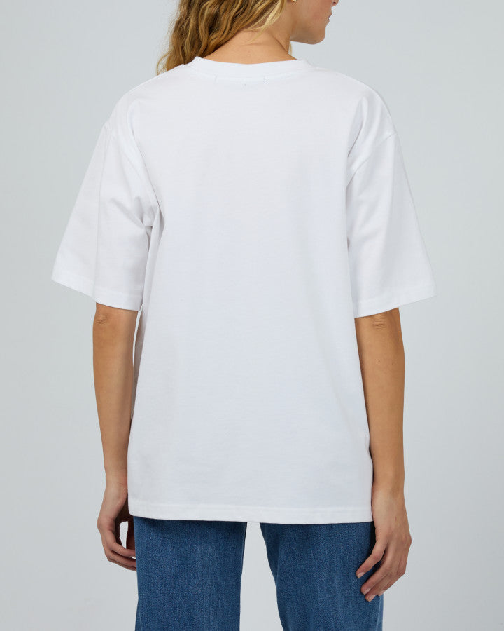 Core Oversized Tee - White