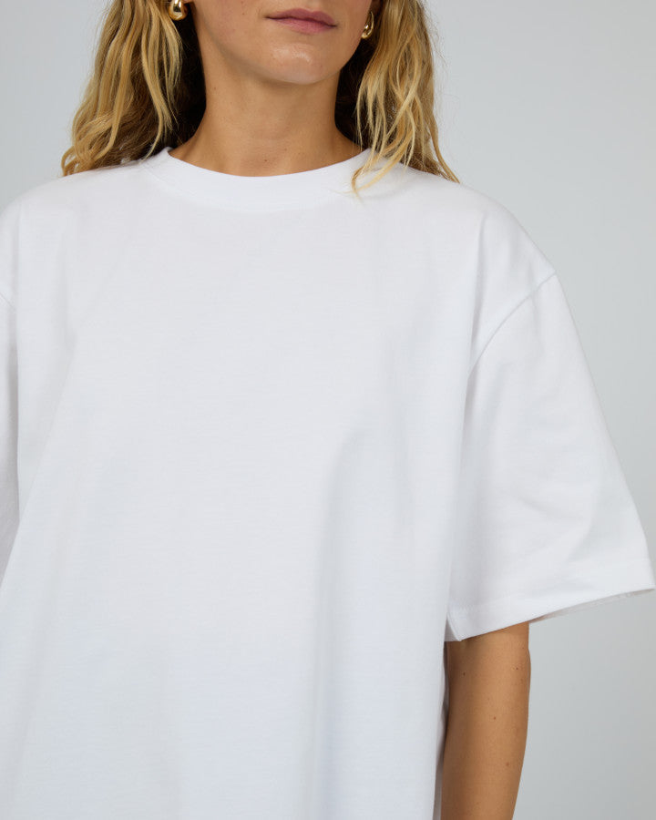 Core Oversized Tee - White