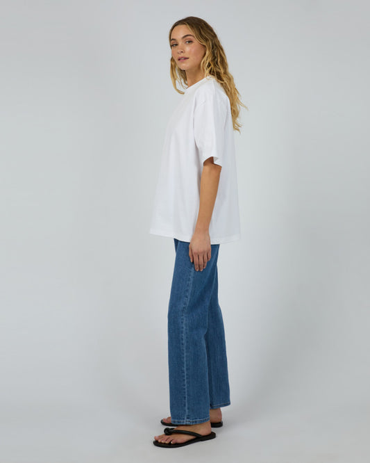 Core Oversized Tee - White
