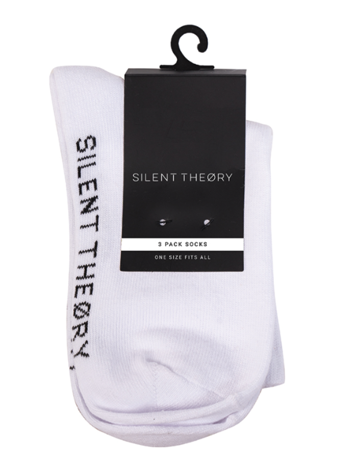 Crew Socks 3 Pack - White