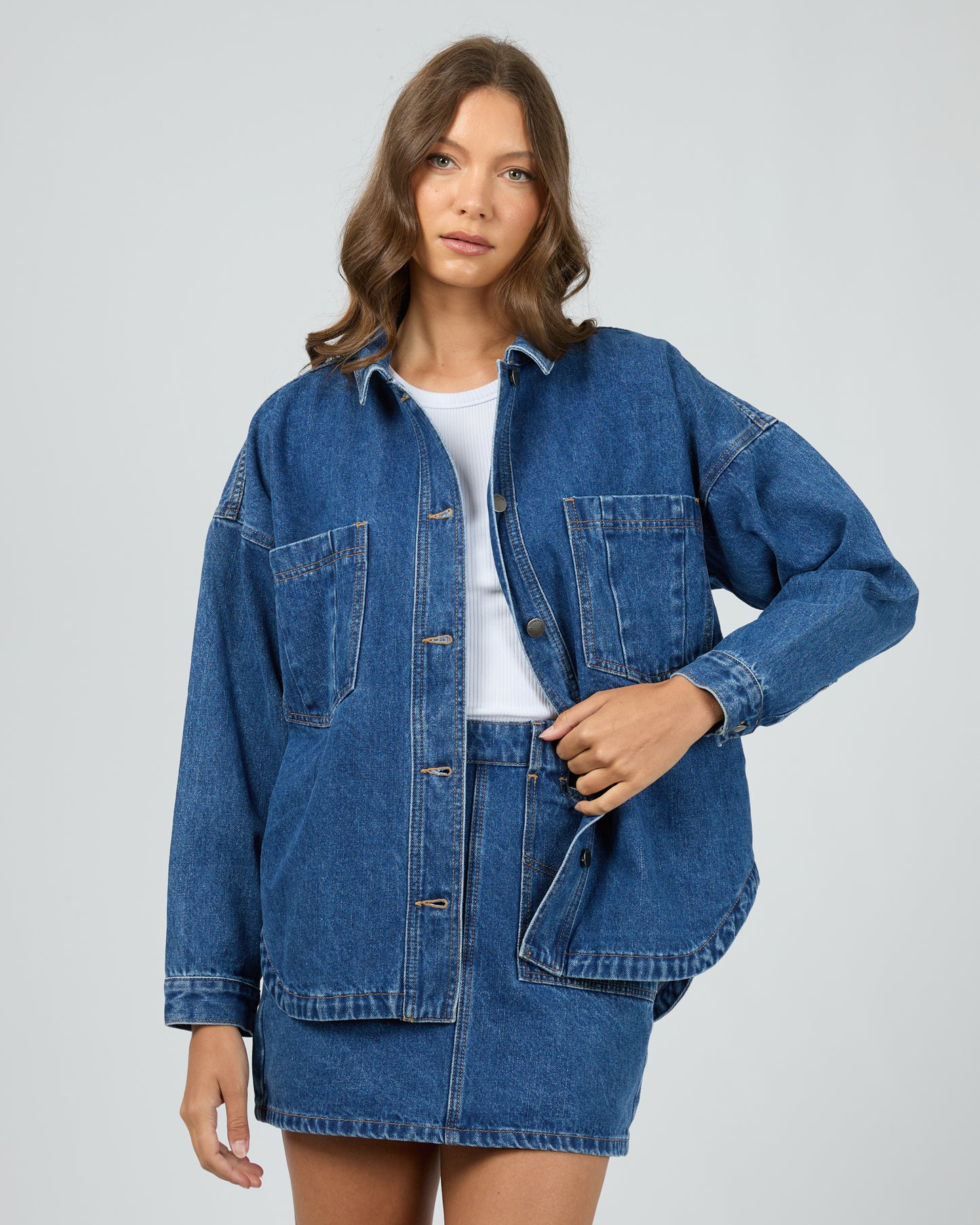 Dale Shacket - Denim