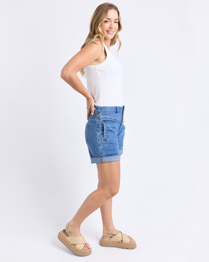Devi Short - Mid Blue