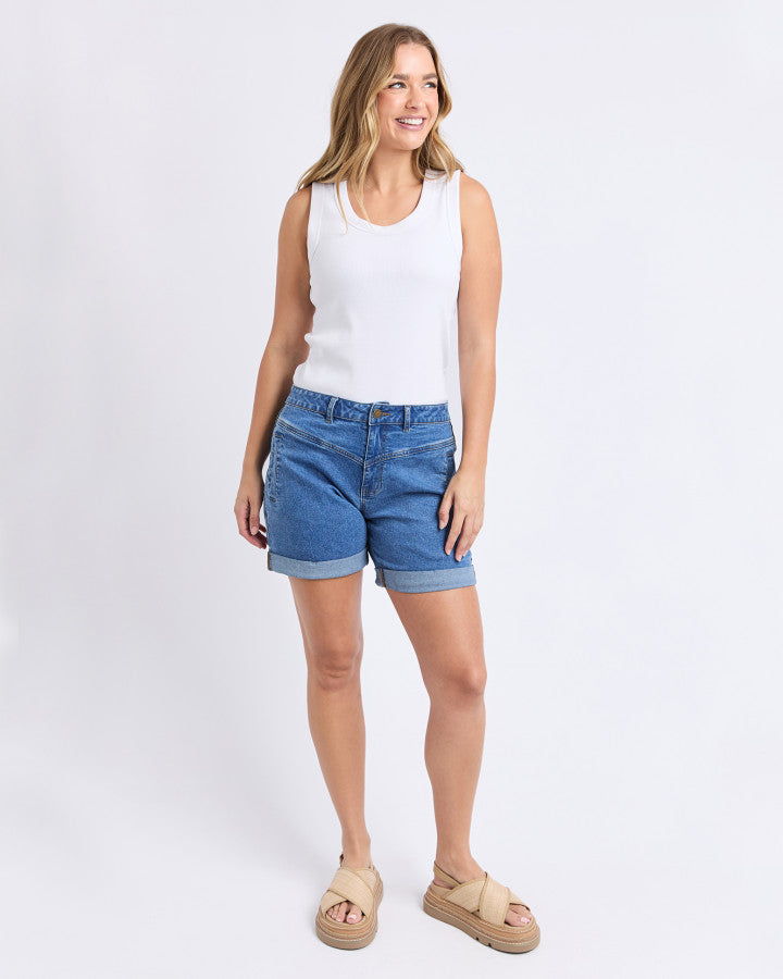 Devi Short - Mid Blue