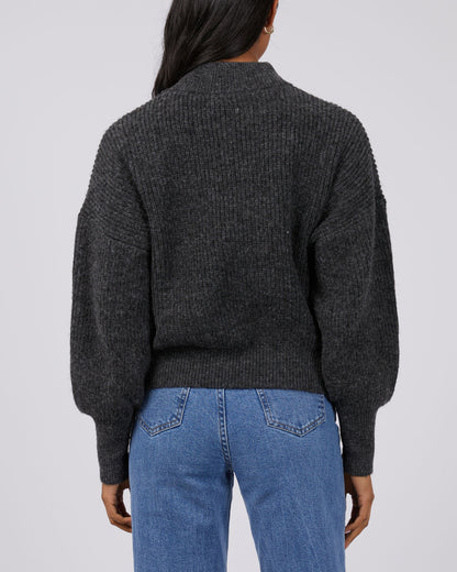 Eden Knit Jumper - Charcoal