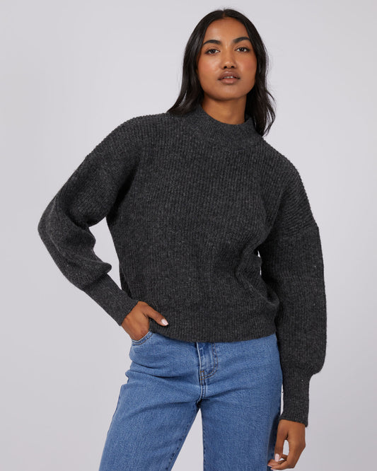 Eden Knit Jumper - Charcoal