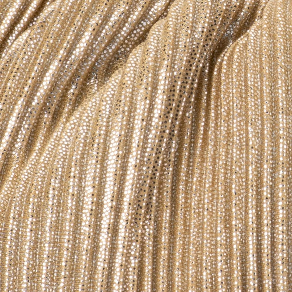 Elise Pleated Top Handle- Champagne