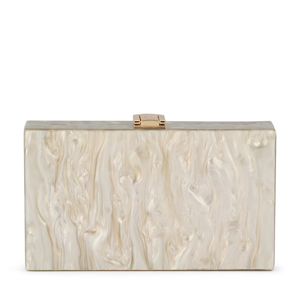 Erika Acrylic Wave Bag- Natural