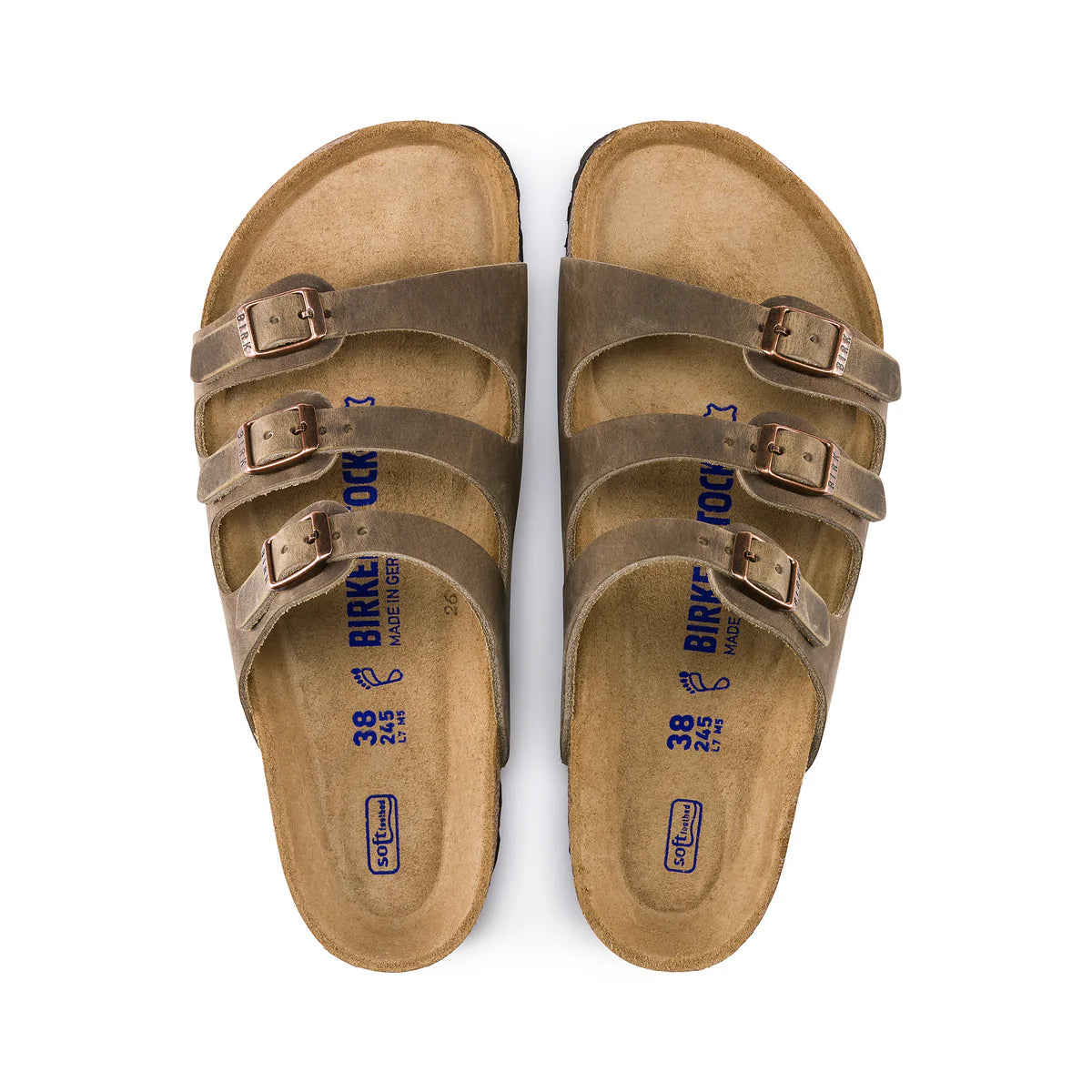 Birkenstock Florida- Tobacco Brown