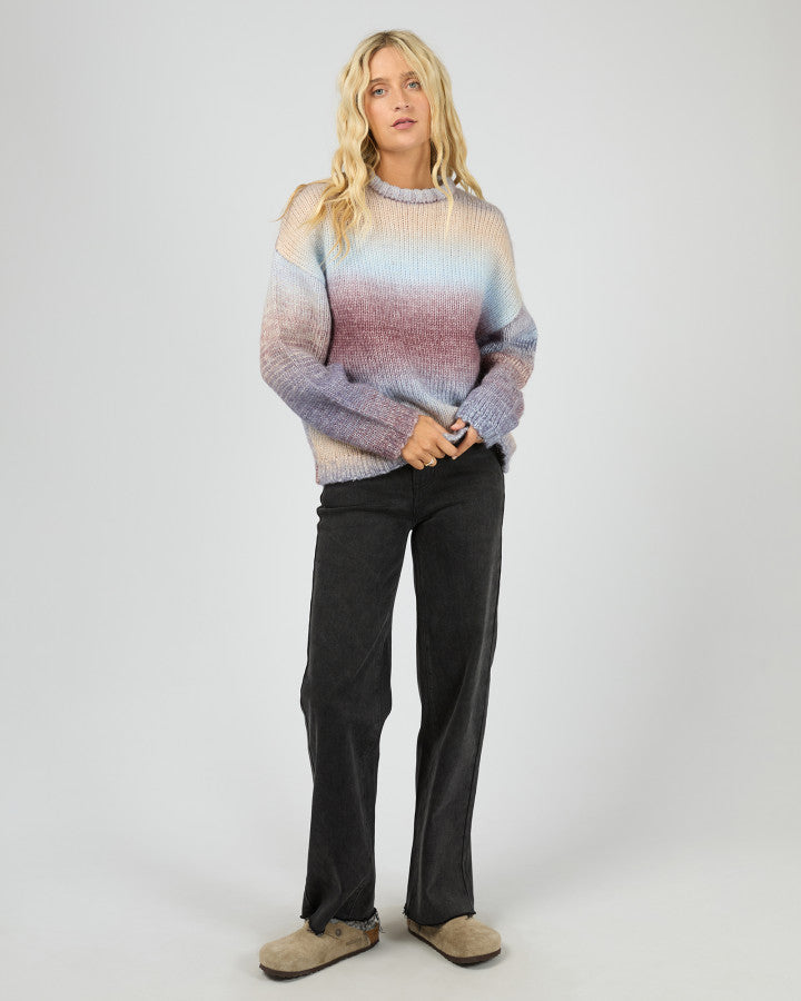 Fray knit jumper