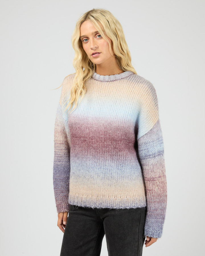 Fray knit jumper
