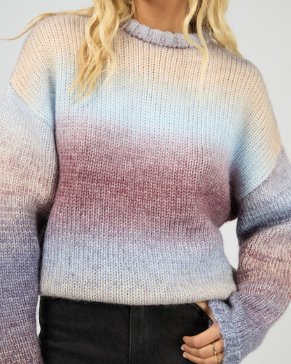 Fray knit jumper