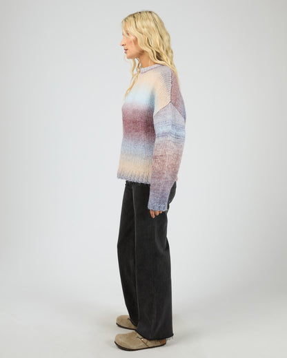 Fray knit jumper